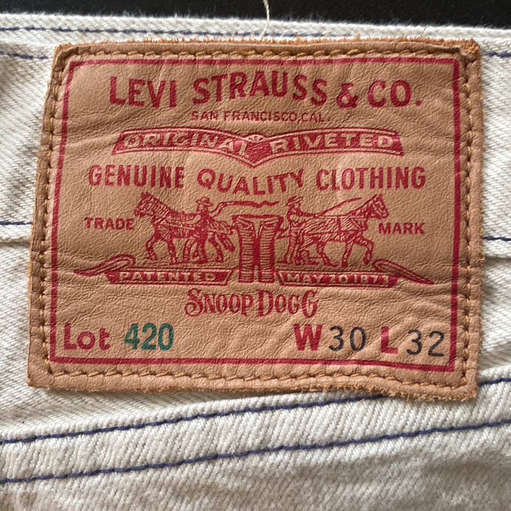 Levi’s X Snoop Dogg Lot 420 Button Fly Jeans Unreleased Purple Haze 30X32 NWOT